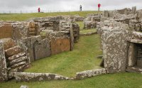 Iron-age huts surrounding Gurness